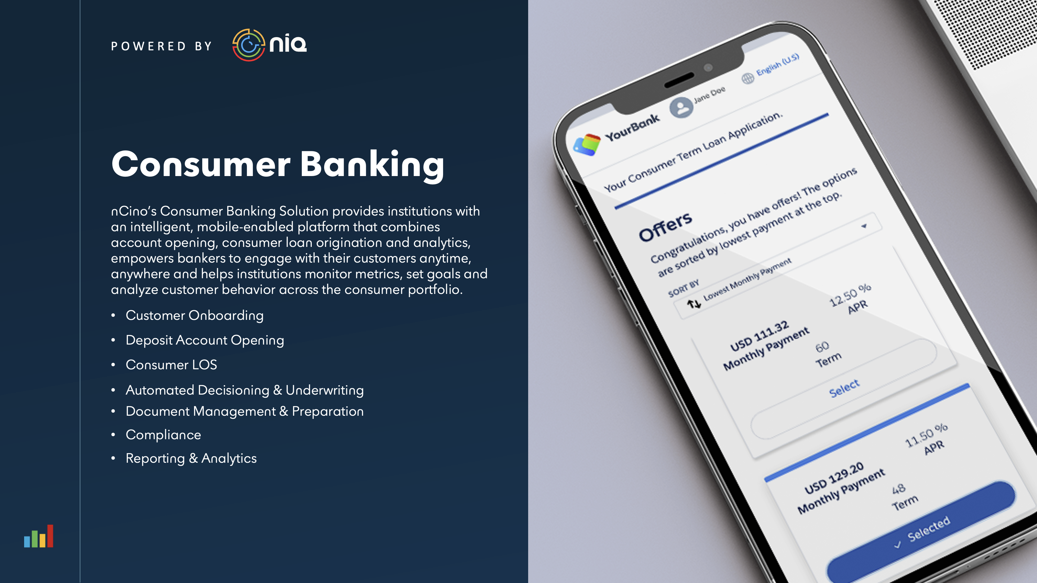 screenshot of nCino Cloud Banking Platform